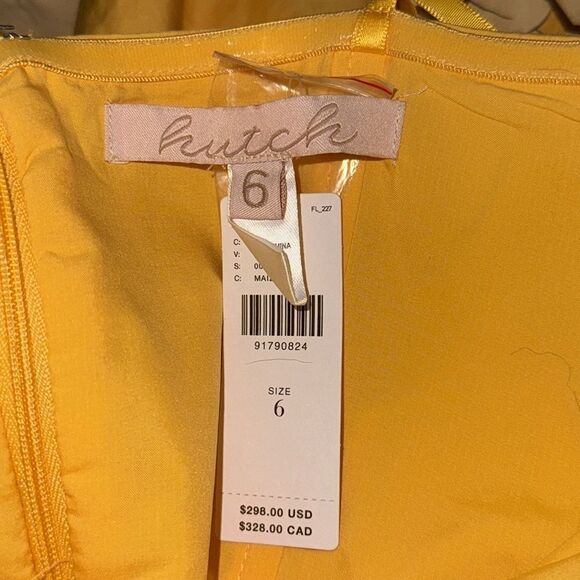 NWT HUTCH Anthropologie Floral Halter Maxi Dress Size 6 - Picture 14 of 15